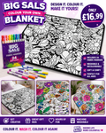 Big Sals Colour Your Own Blanket