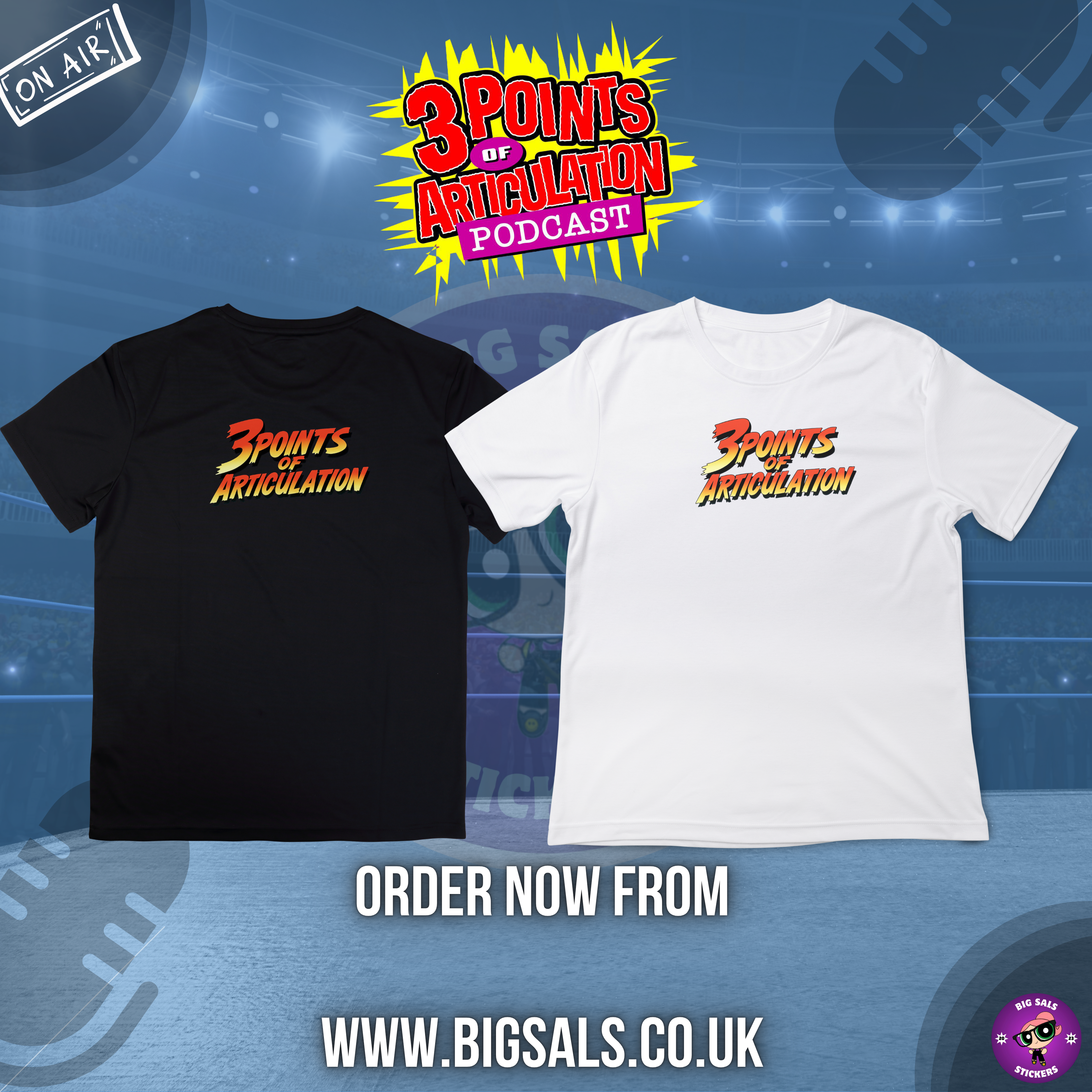 Big Sals × 3 Point of Articulation – Street Fighter Inspired Limited Edition Tee (S–5XL)