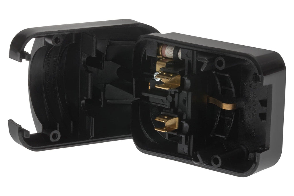 Maplin Schuko Plug to UK Mains Plug Converter 13 Amp Fuse Screw Cover