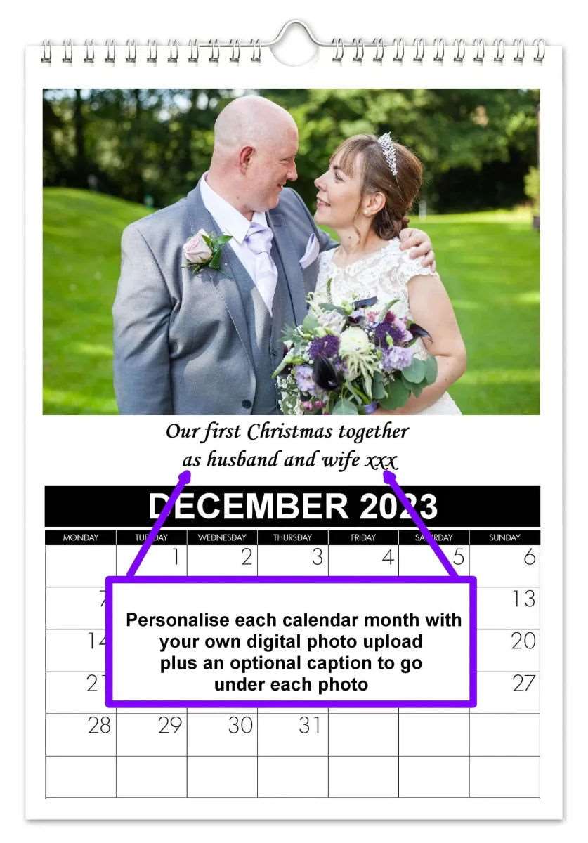 2048 Personalised Photo Calendar