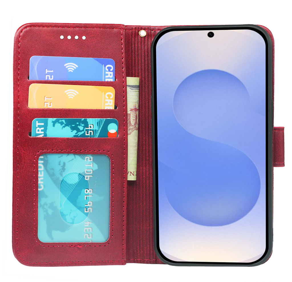 Samsung Galaxy A37 Book Flip Case Leather Wallet
