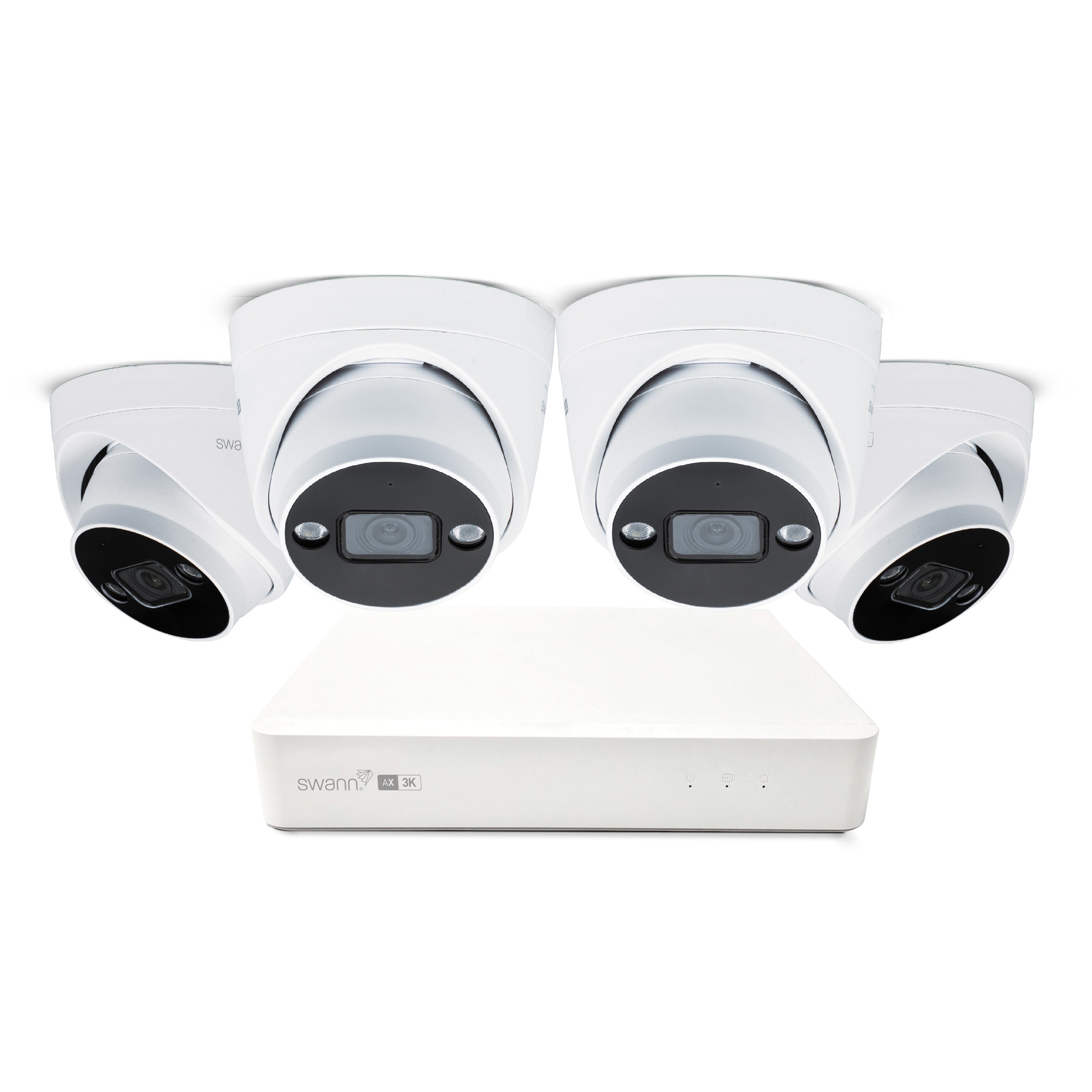 Swann AdvancedX 5MP 1TB 8-Channel Wired NVR CCTV with 4 Dome Camera Kit