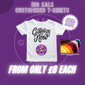 Custom Printed T-Shirts – DTF Print, Sizes S–5XL
