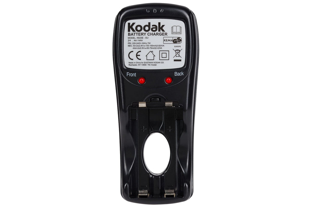 Kodak K625E-EU European Plug AA/AAA Battery Charger - Black