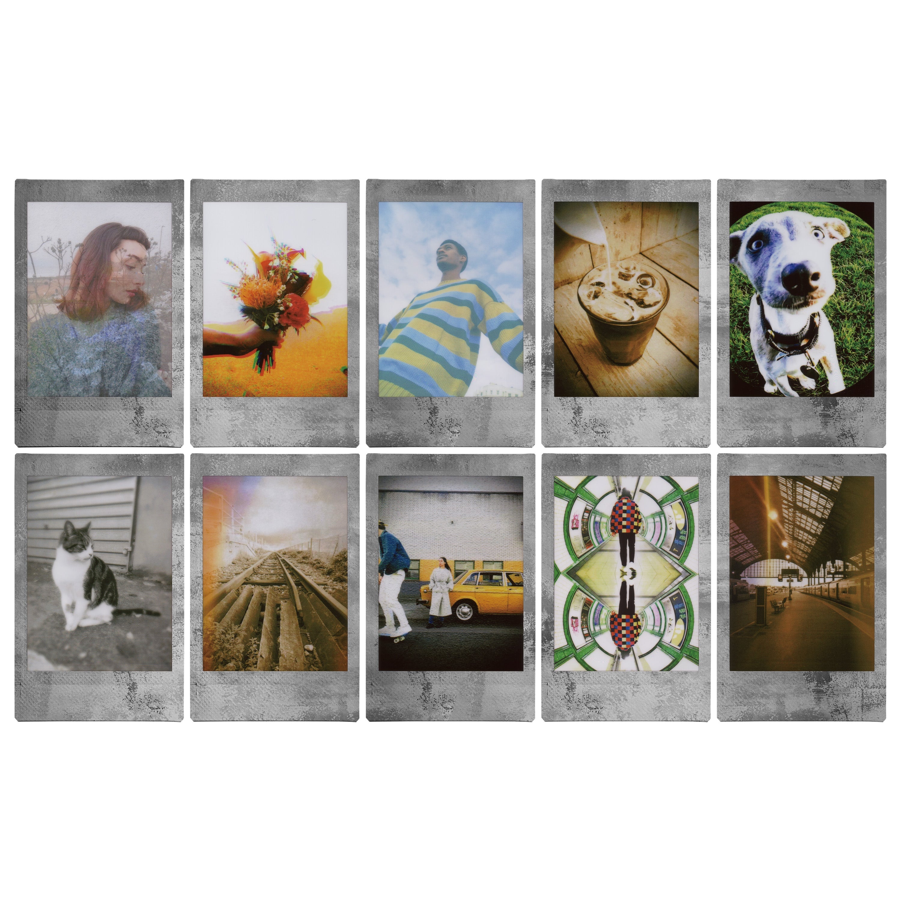 Fujifilm Instax Mini Stone Grey Deco Photo Film