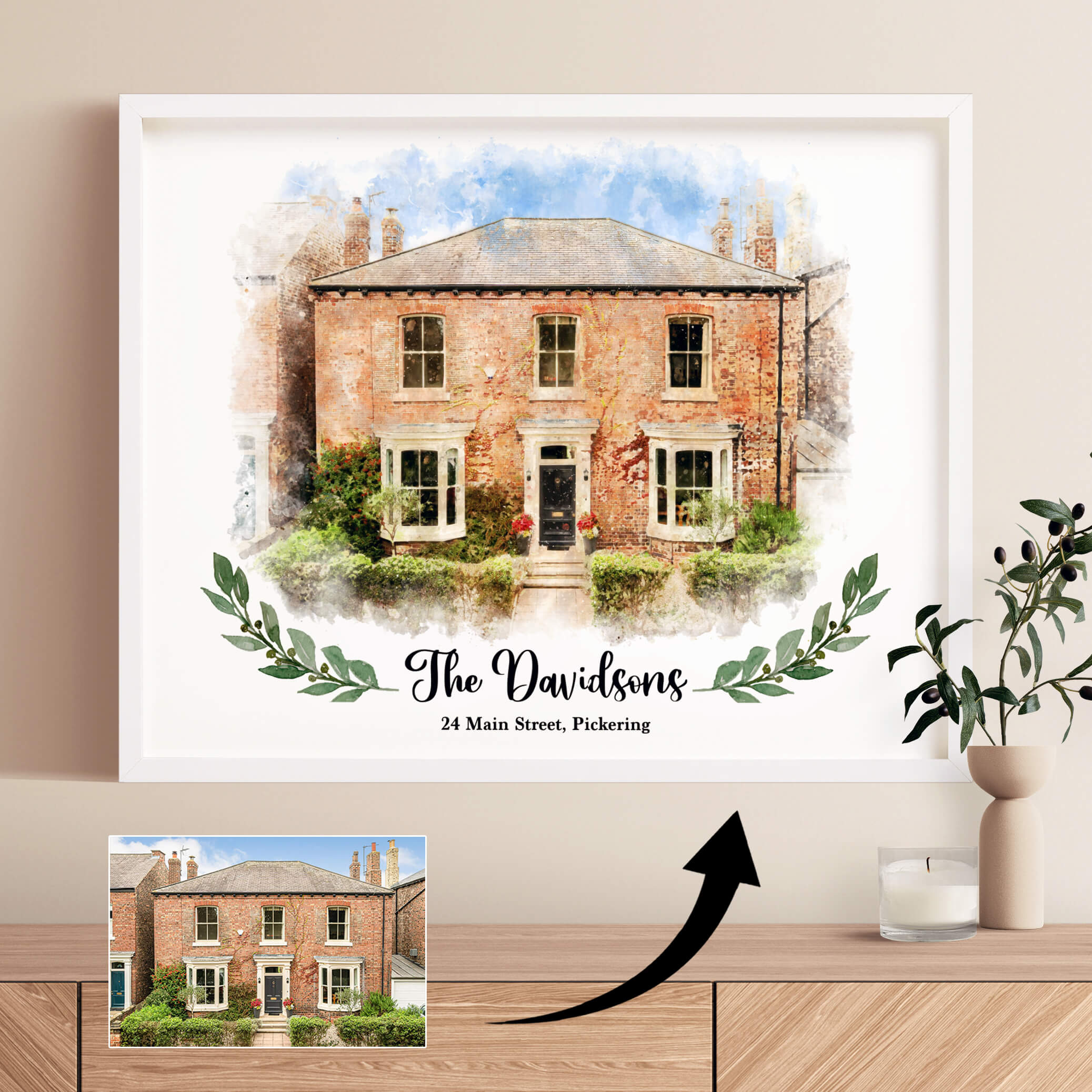 Custom House Portrait