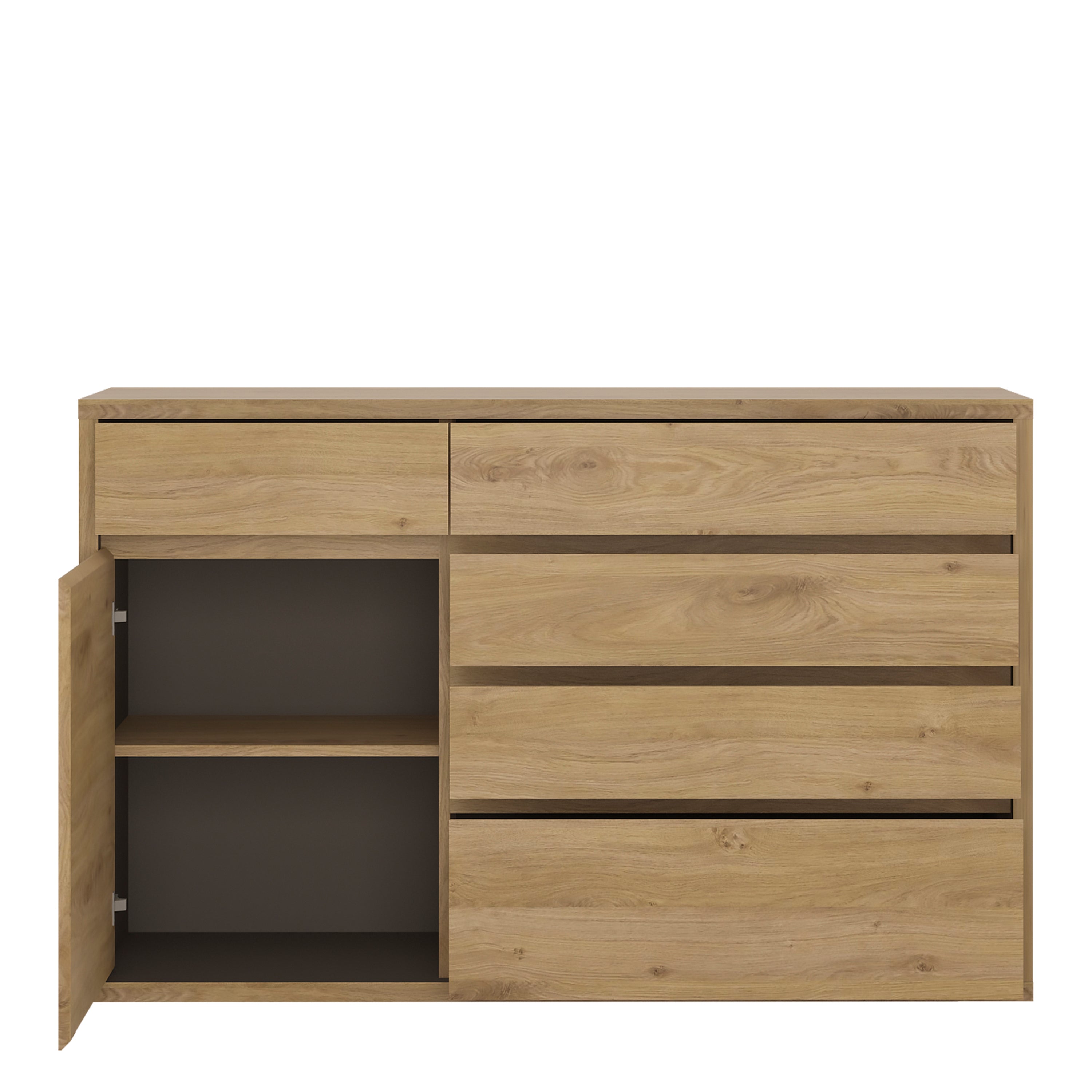 Shetland 1 Door 5 Drawer Cupboard
