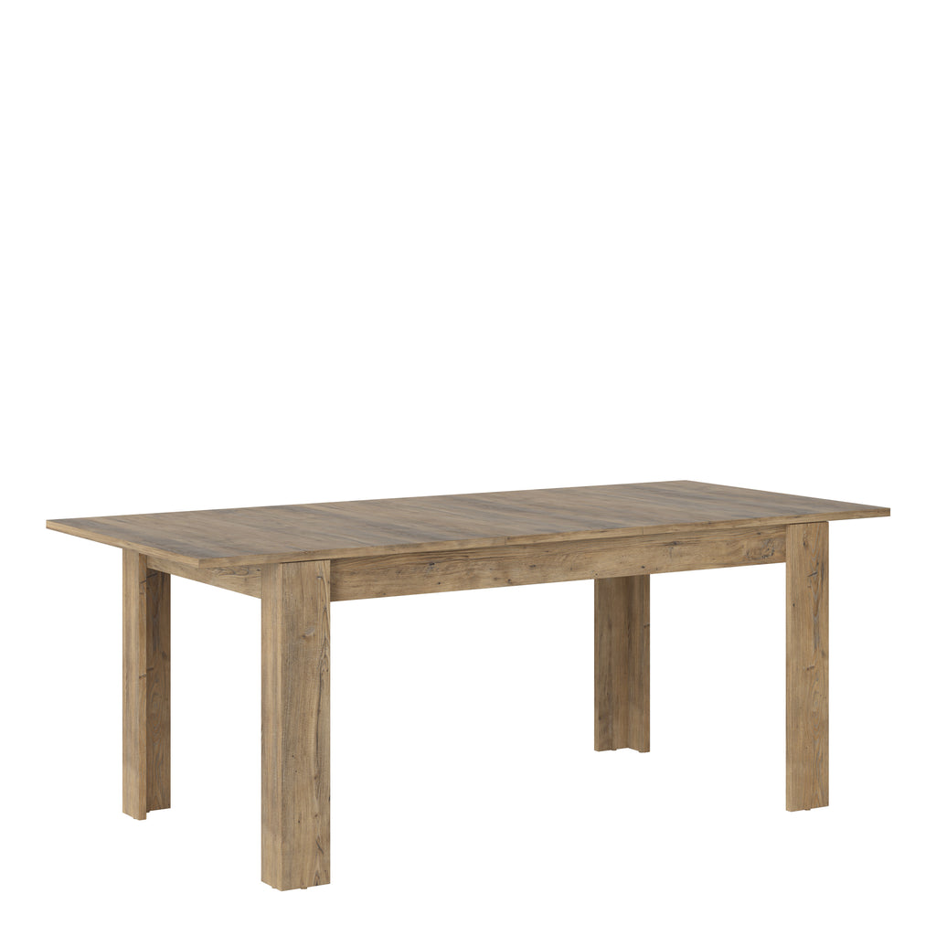 Rapallo Extending Dining Table 160x200cm in Chestnut and Matera Grey
