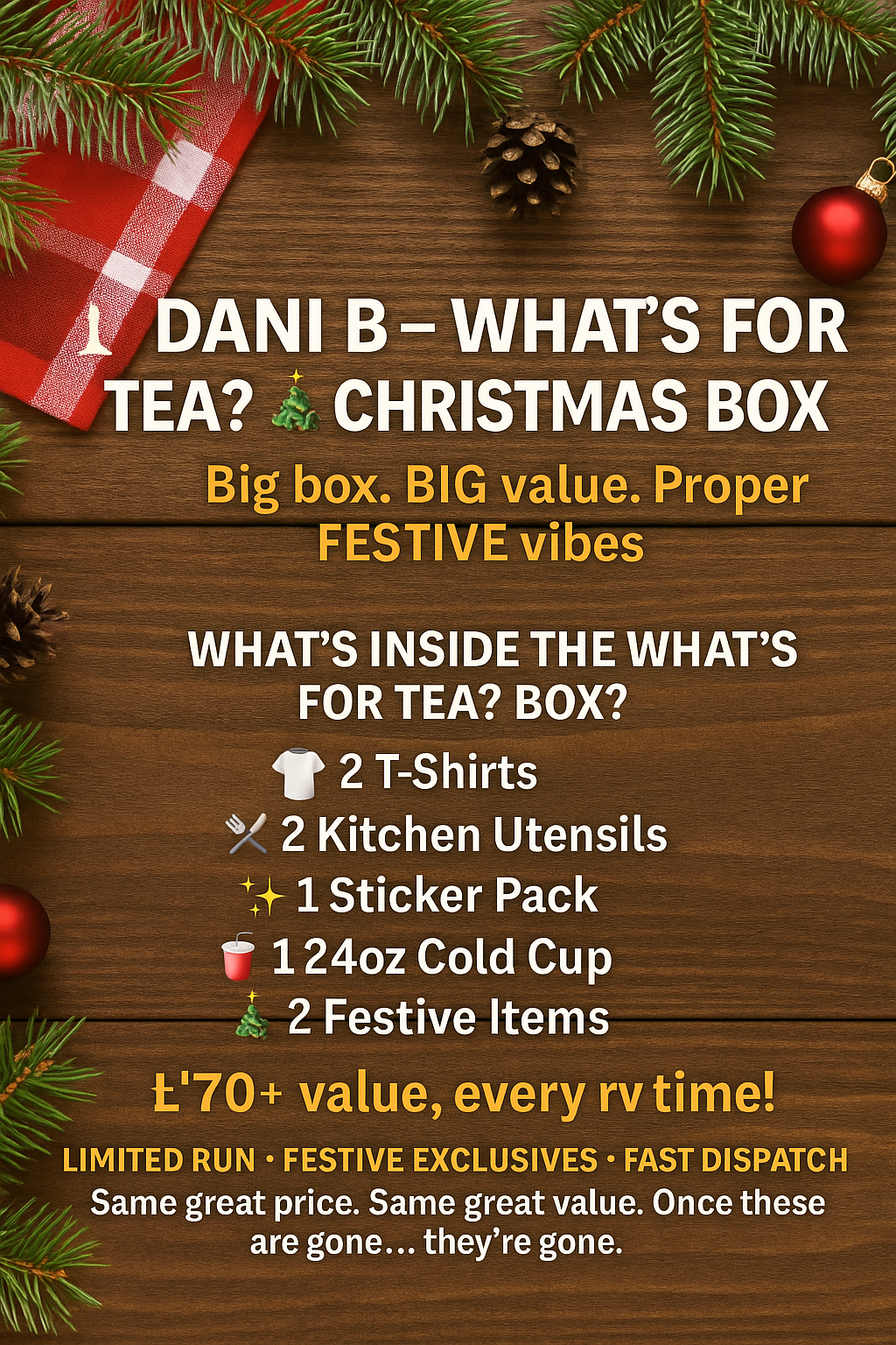 Dani B - Festive Whats For Tea MEGA Box