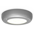 4lite Mains Powered Circle Cabinet LED Light - Silver