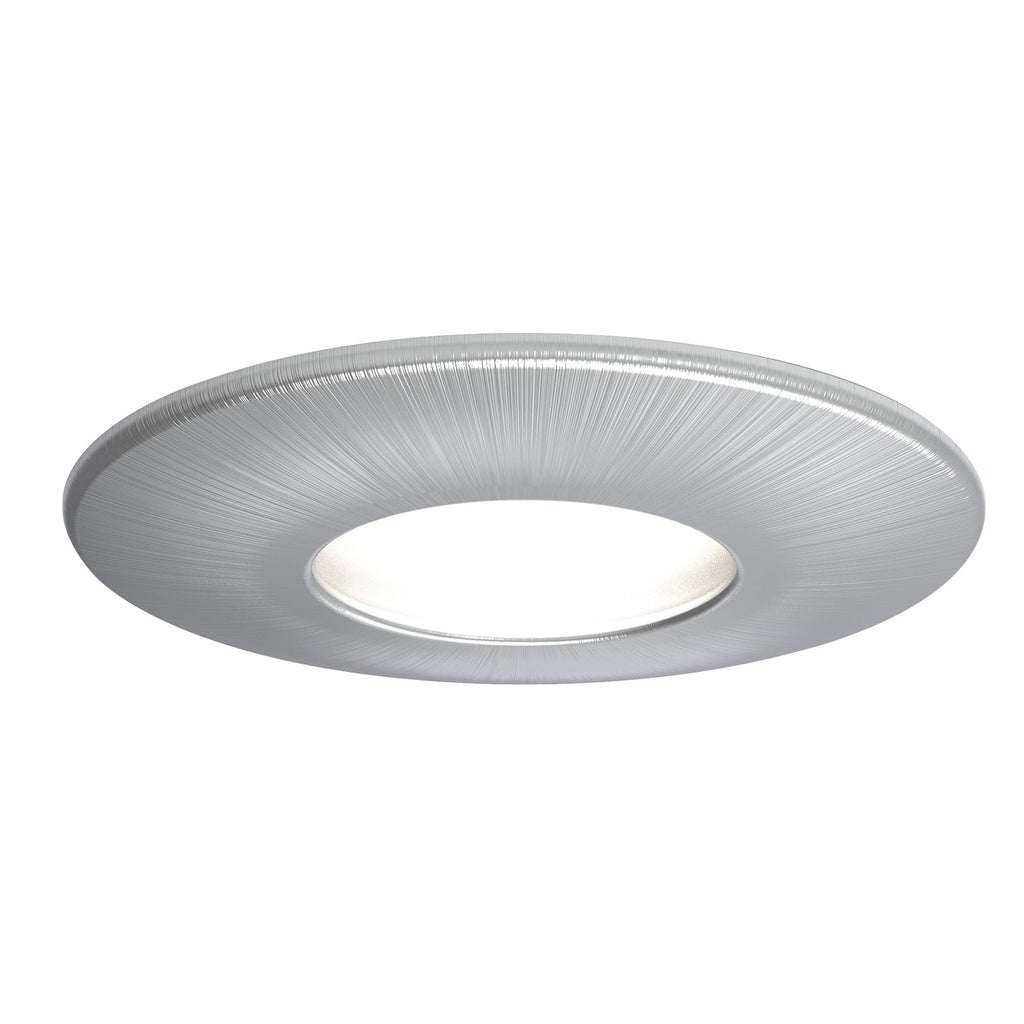 4lite WiZ Connected Fire-Rated IP65 GU10 Smart LED Downlight - Satin Chrome