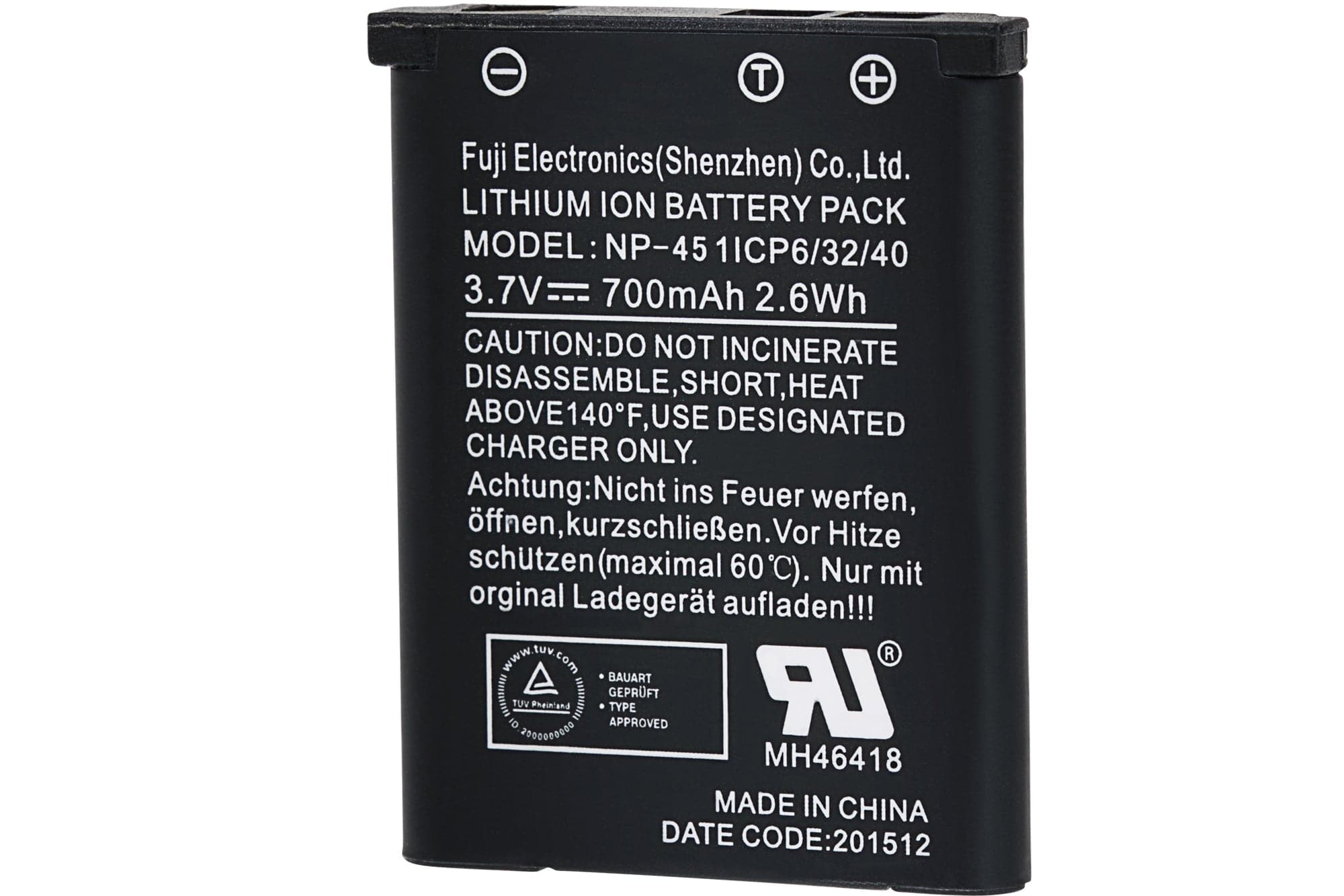 PRAKTICA NP-45 Rechargeable Battery Pack for WP240 Z250 Z212 & Fuji Cameras