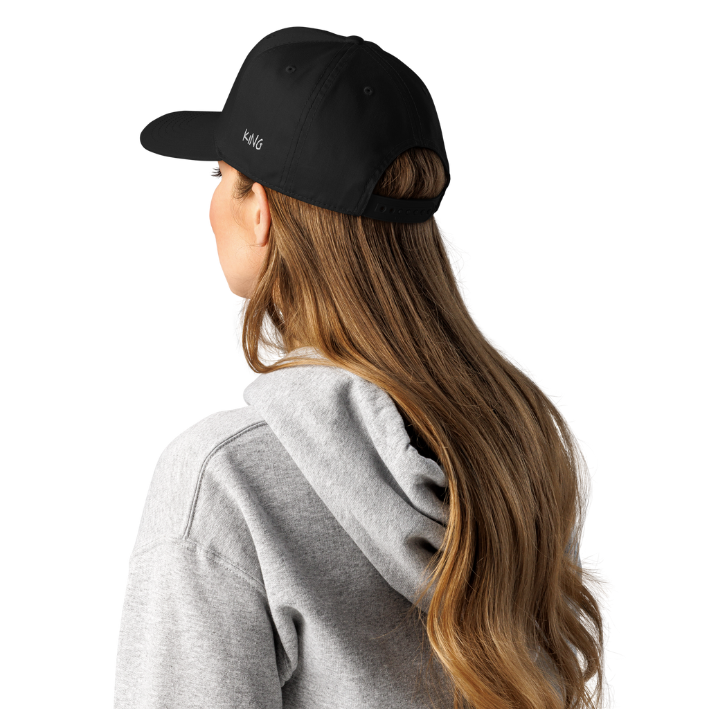 Black Crown King Baseball Cap - Stylish and Trendy Headwear
