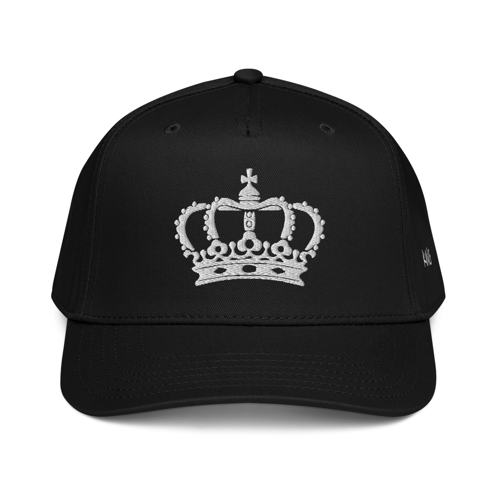 Black Crown King Baseball Cap - Stylish and Trendy Headwear
