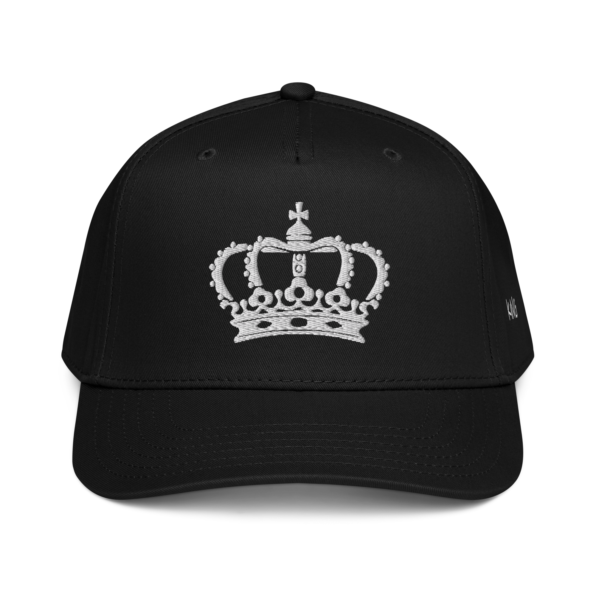 Black Crown King Baseball Cap - Stylish and Trendy Headwear