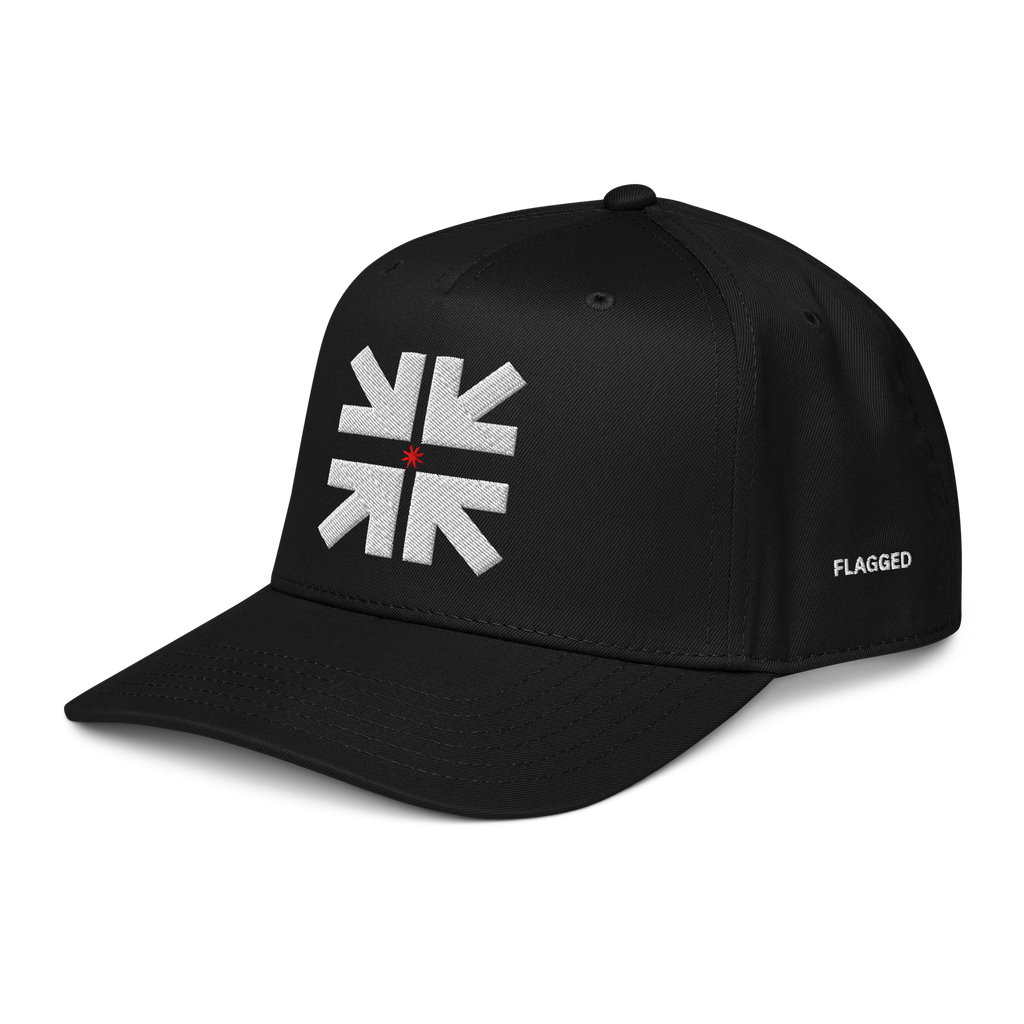 Flagged Abstract Baseball Cap - Unique Symbol Design for Stylish Wear