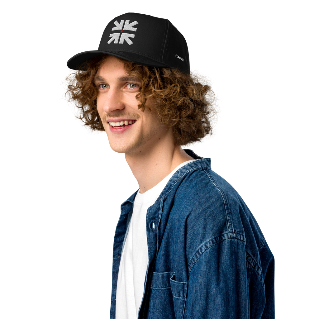 Flagged Abstract Baseball Cap - Unique Symbol Design for Stylish Wear