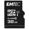 EMTEC 32GB UHS-I U1 EliteGold MicroSD Memory Card with Adapter