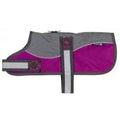 aniMate Reflective Grey/Raspberry Padded Harness Coat w/o collar (61cm), 24"