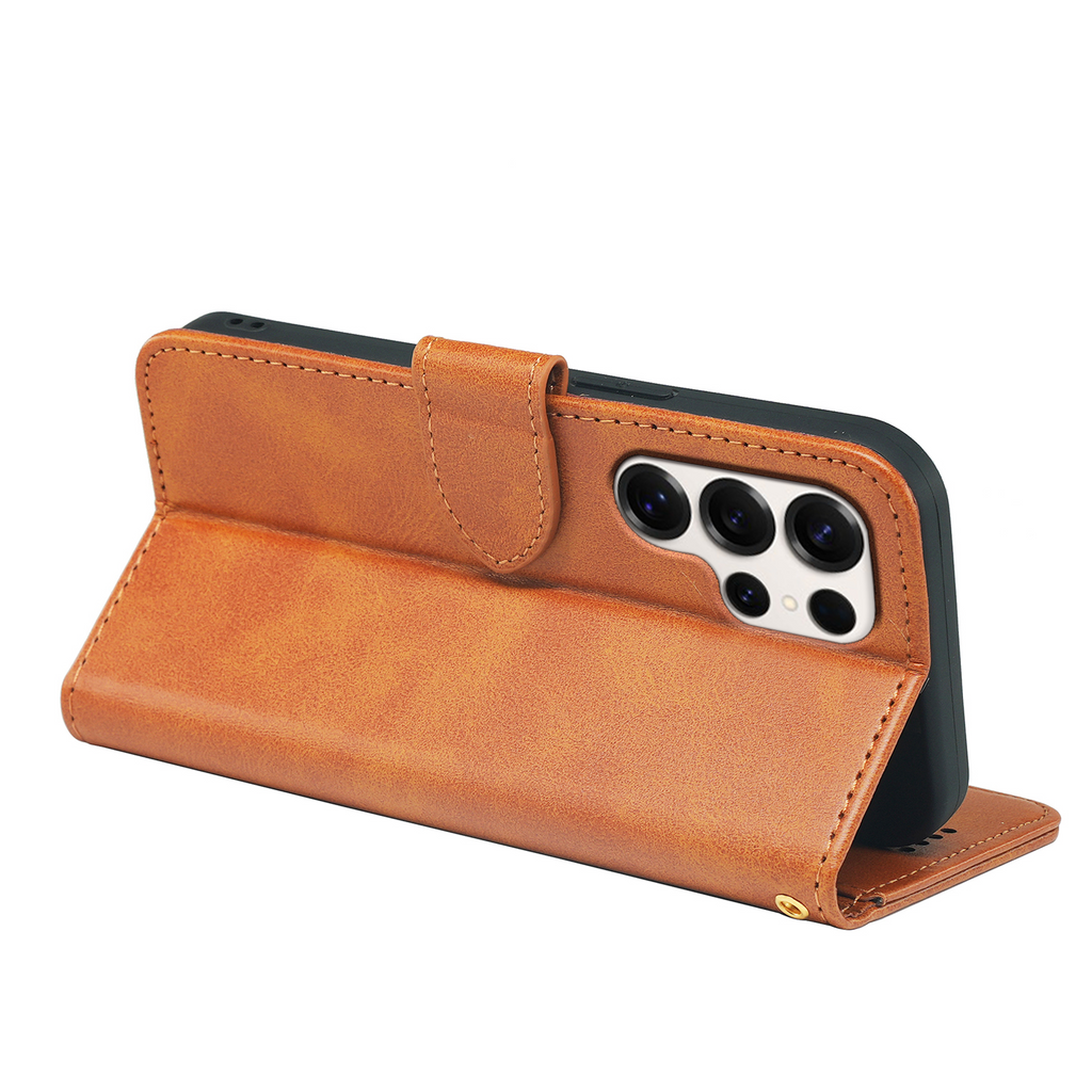 Samsung Galaxy S26 Series Book Flip Case Leather Wallet