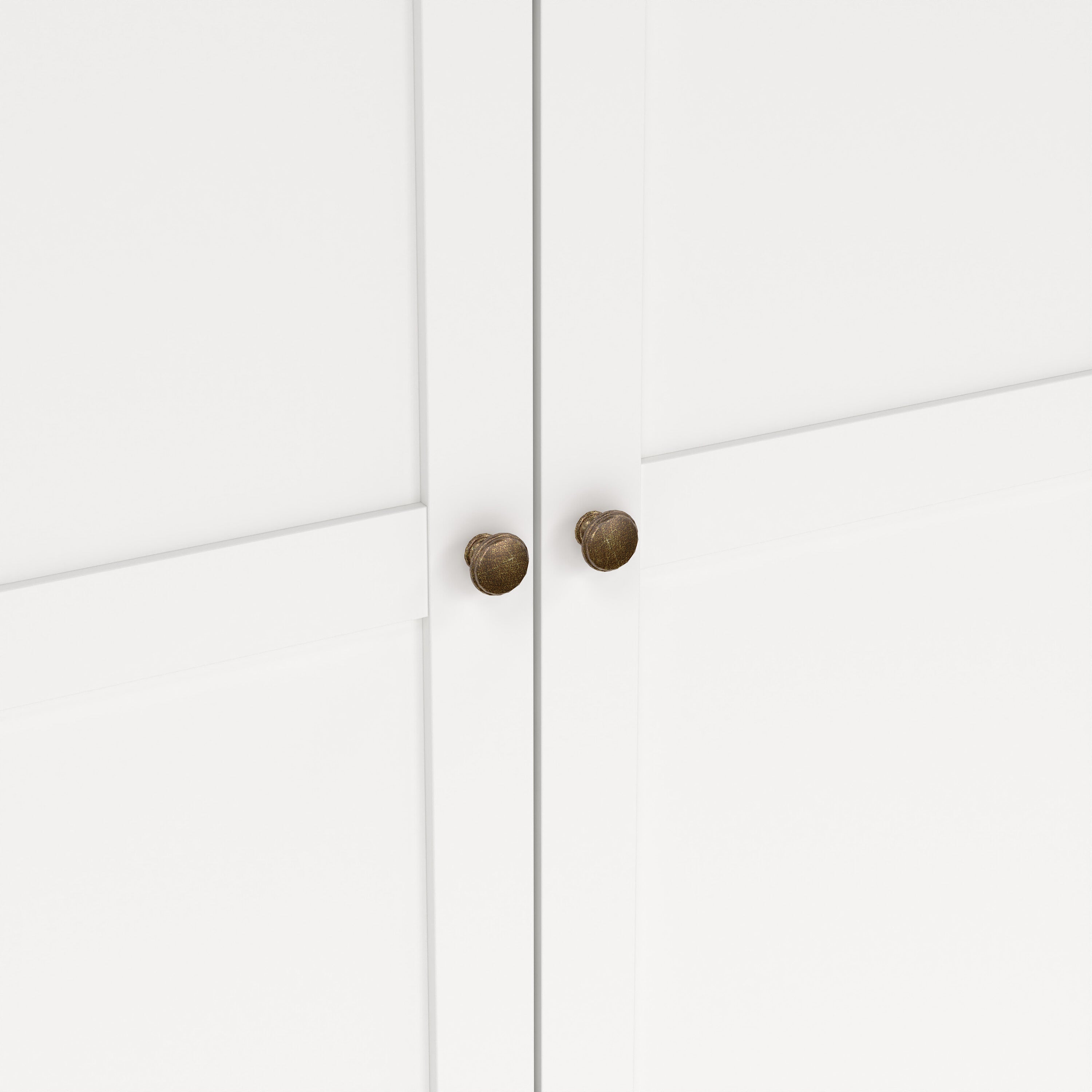 Paris Wardrobe with 2 Doors in White