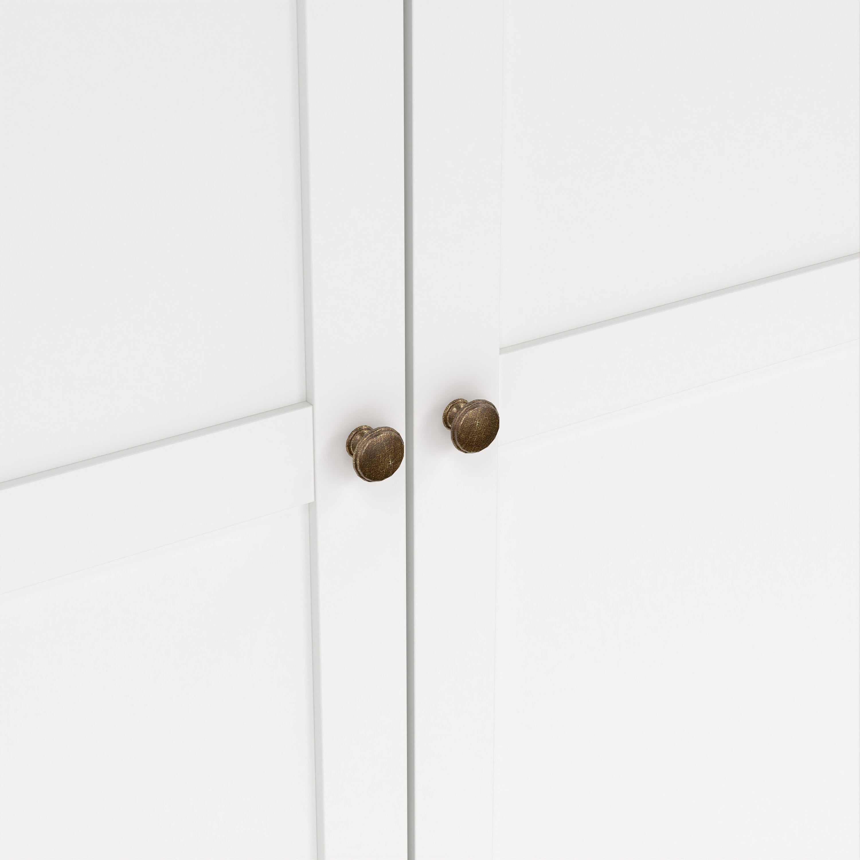 Paris Wardrobe with 3 Doors in White