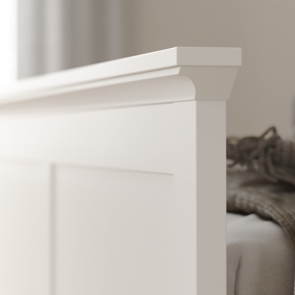 Paris Double Bed (140 x 200) in White