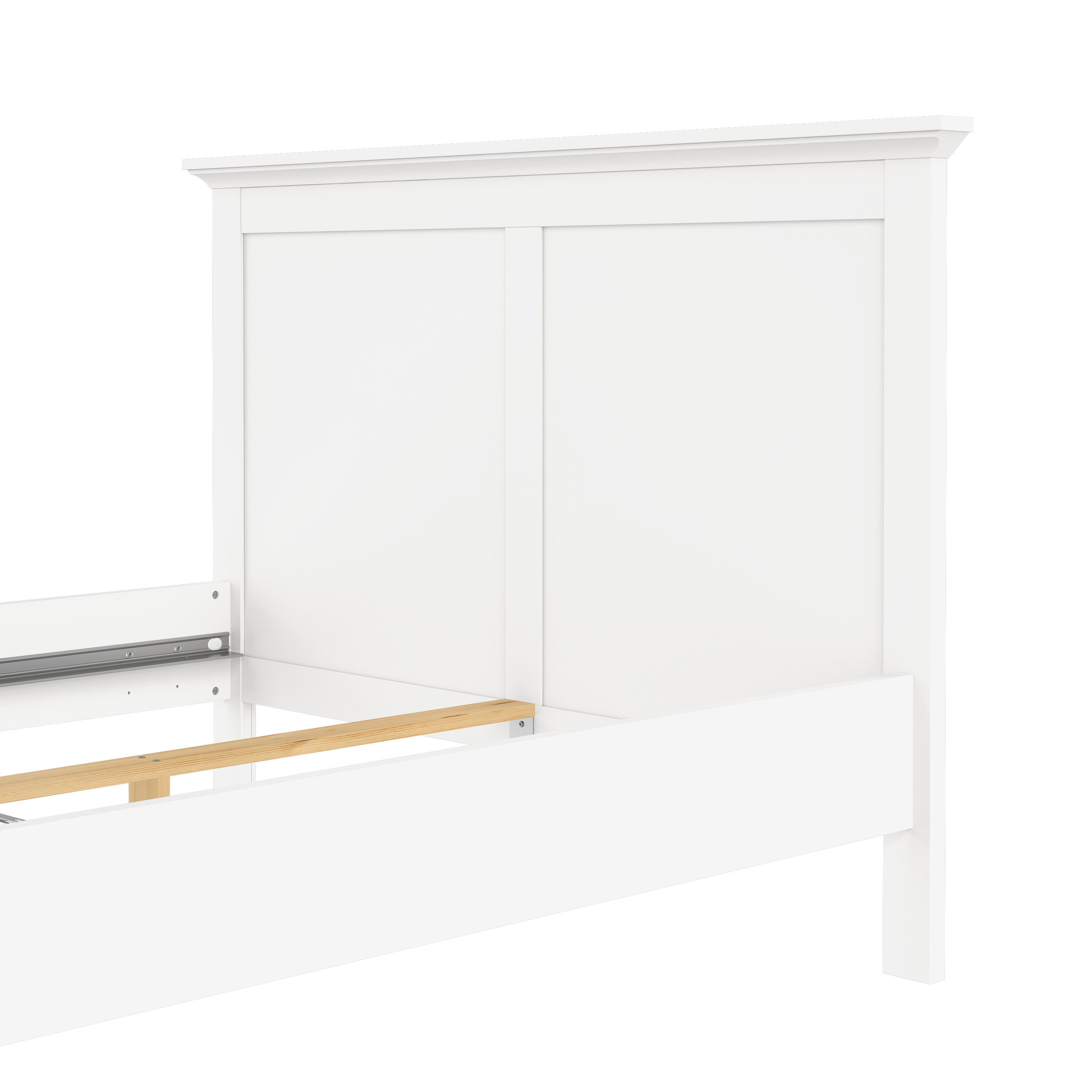 Paris Double Bed (140 x 200) in White