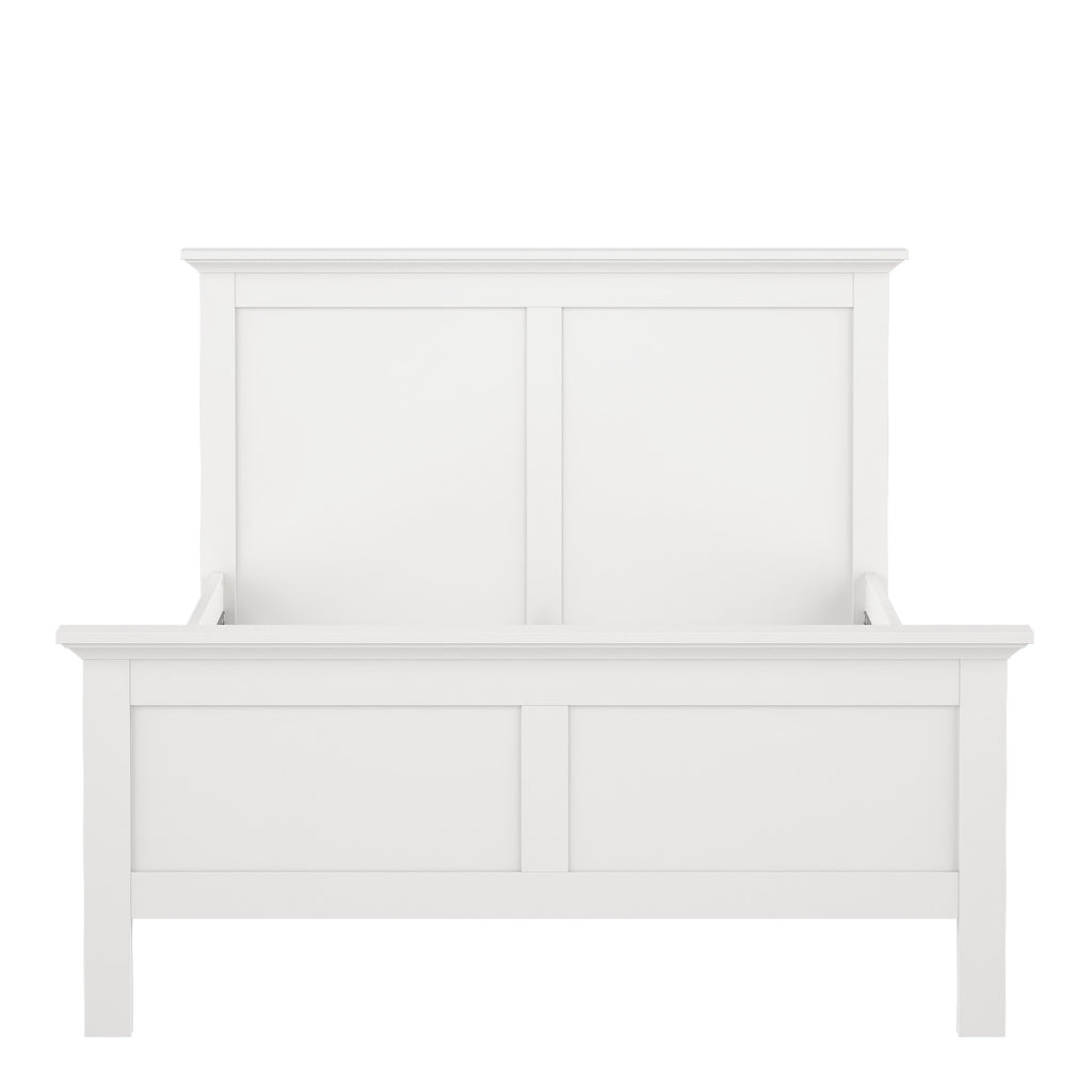 Paris Double Bed (140 x 200) in White