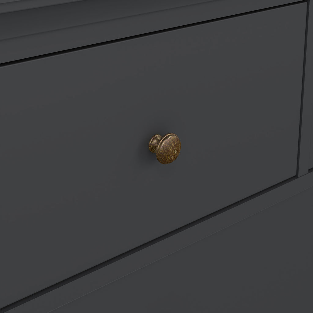 Paris Chest of 4 Drawers in Matt Grey