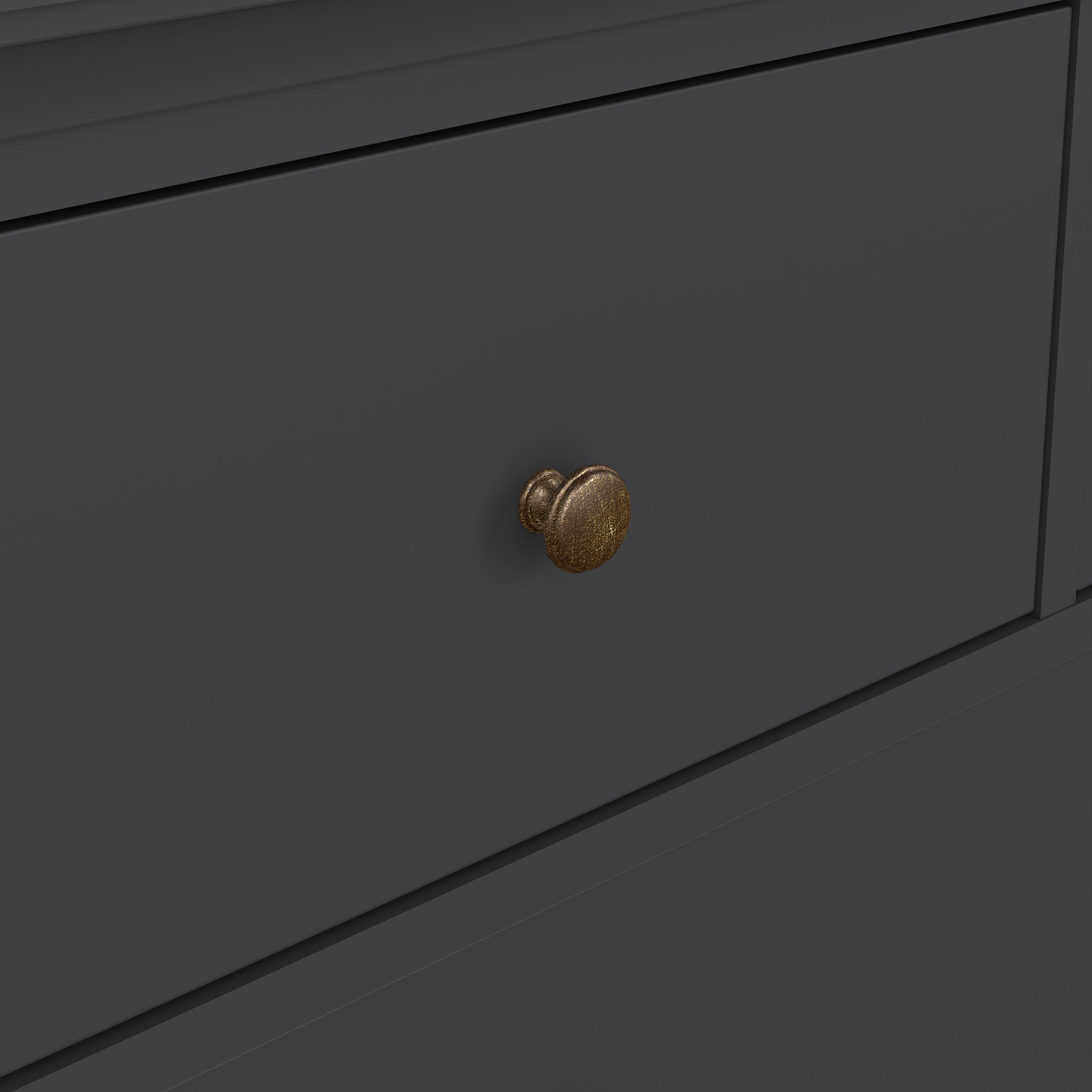 Paris Chest of 4 Drawers in Matt Grey