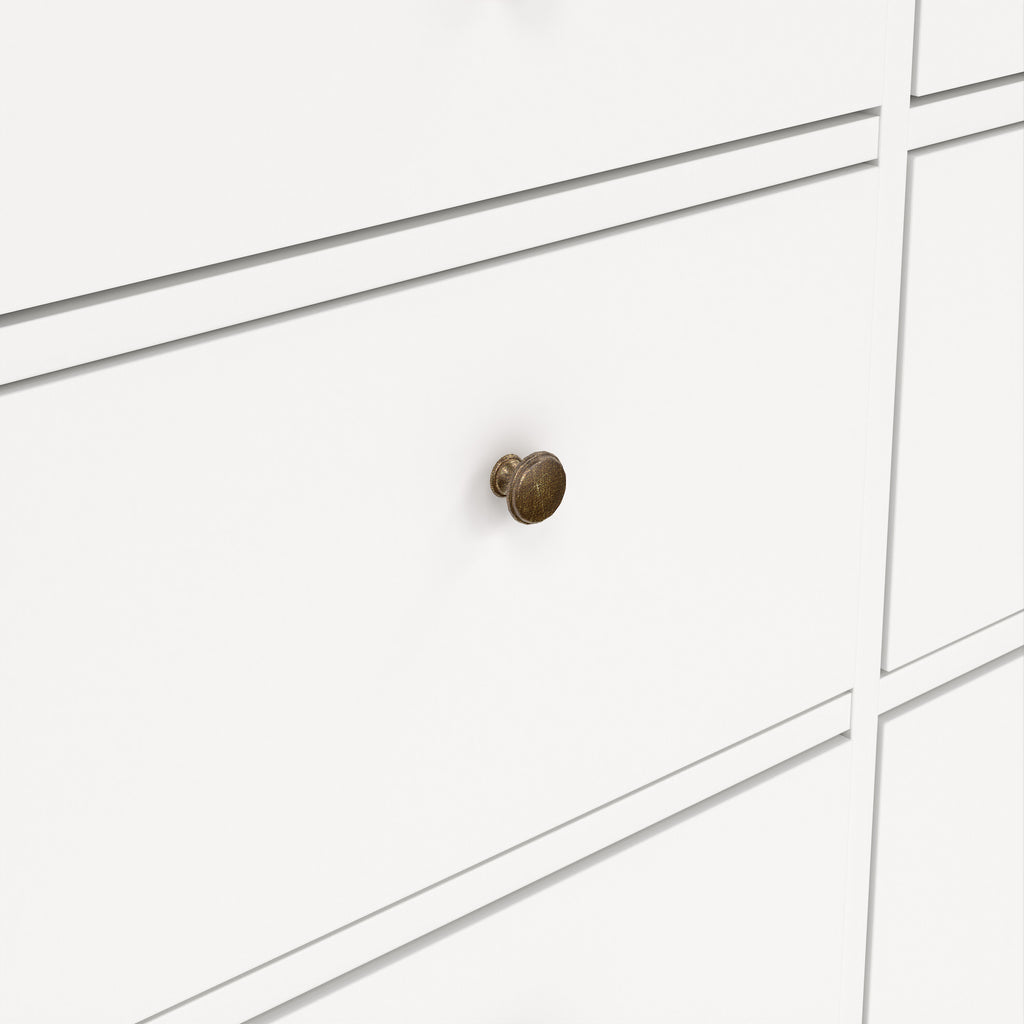 Paris Chest of 8 Drawers in White