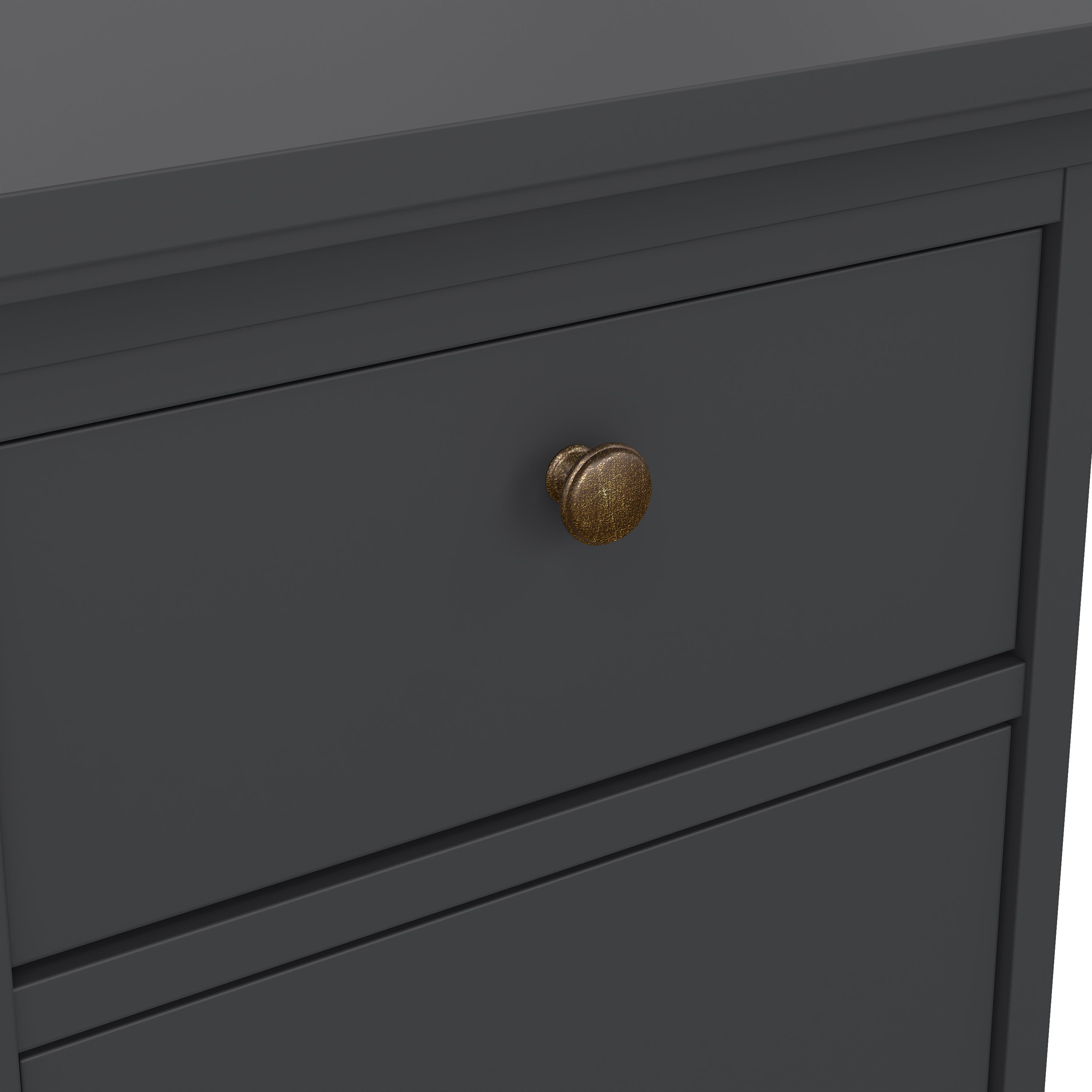 Paris Nightstand 1 Door + 1 Drawer in Matt Grey