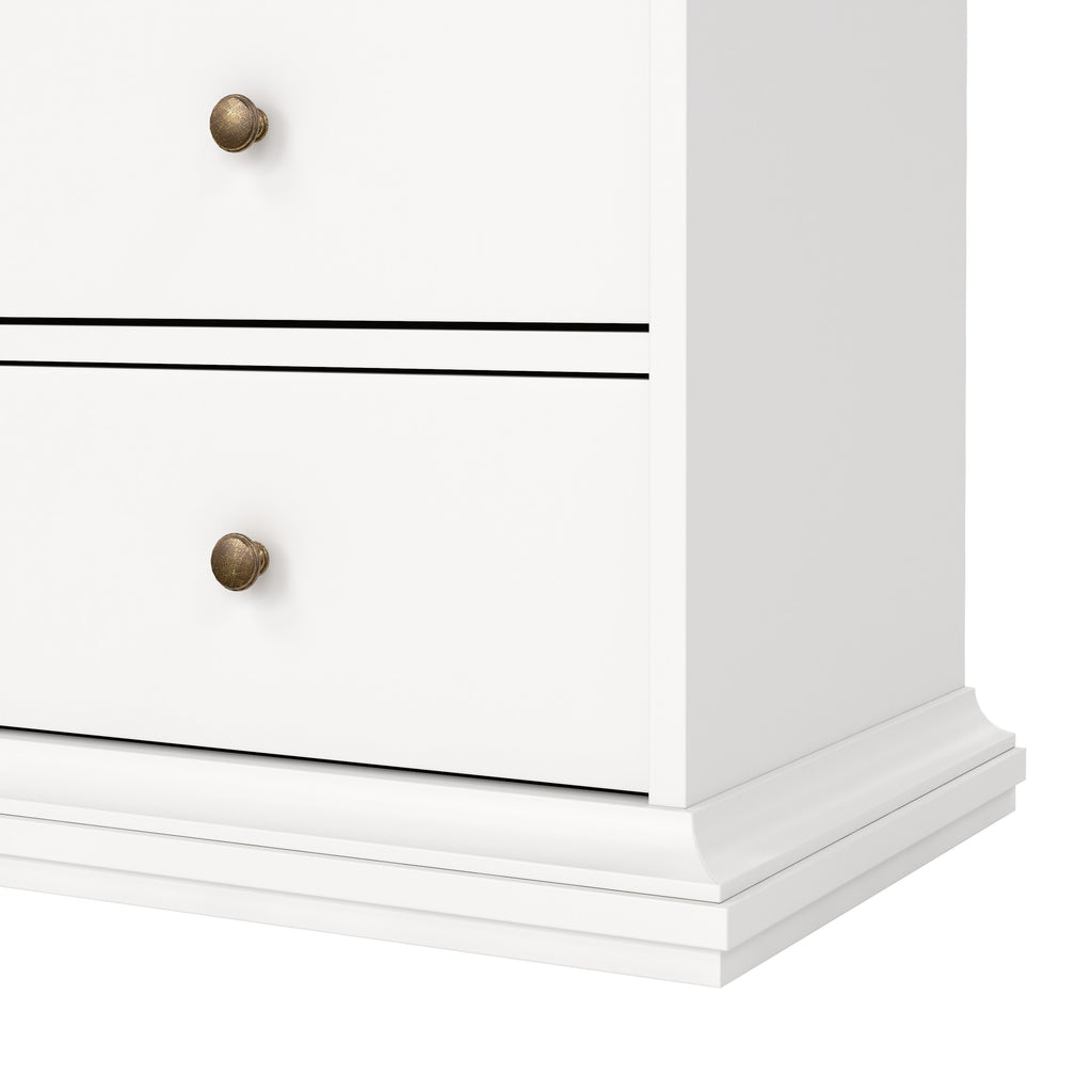 Paris China cabinet in White