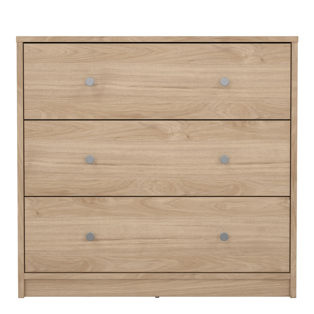 May Chest of 3 Drawers in Jackson Hickory Oak
