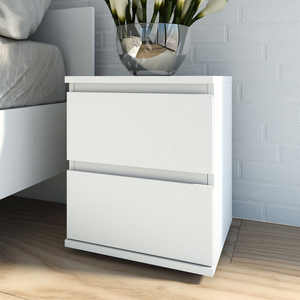 Nova Bedside 2 Drawer in Oak