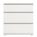 Nova Chest of 3 Drawers in White