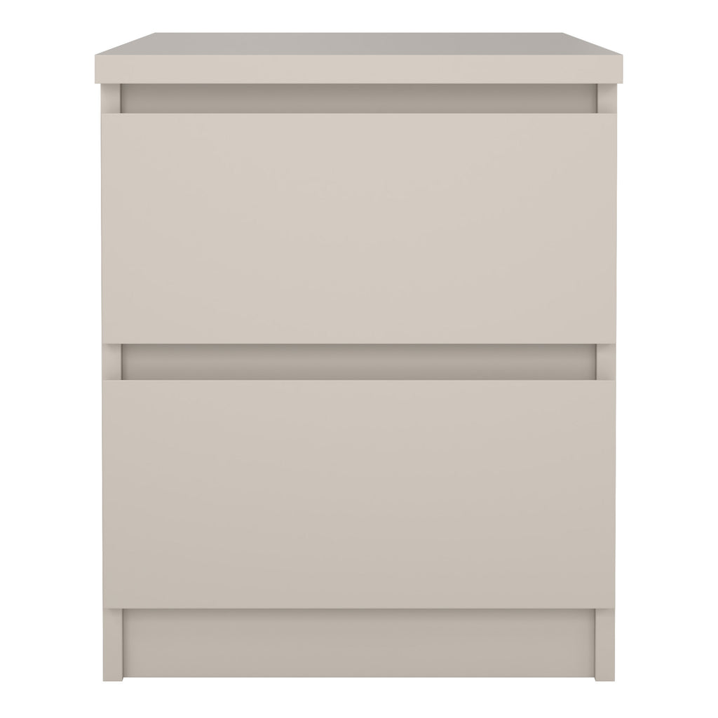 Naia Bedside 2 Drawers in Cashmere