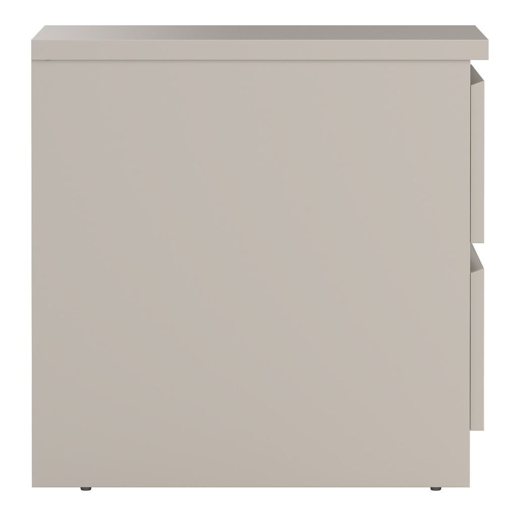 Naia Bedside 2 Drawers in Cashmere
