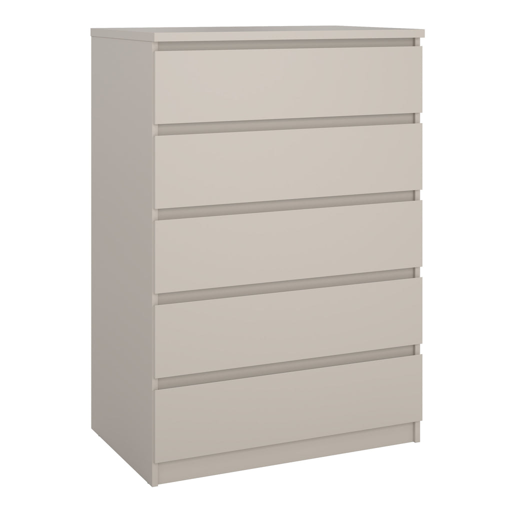 Naia Chest of 5 Drawers in Cashmere