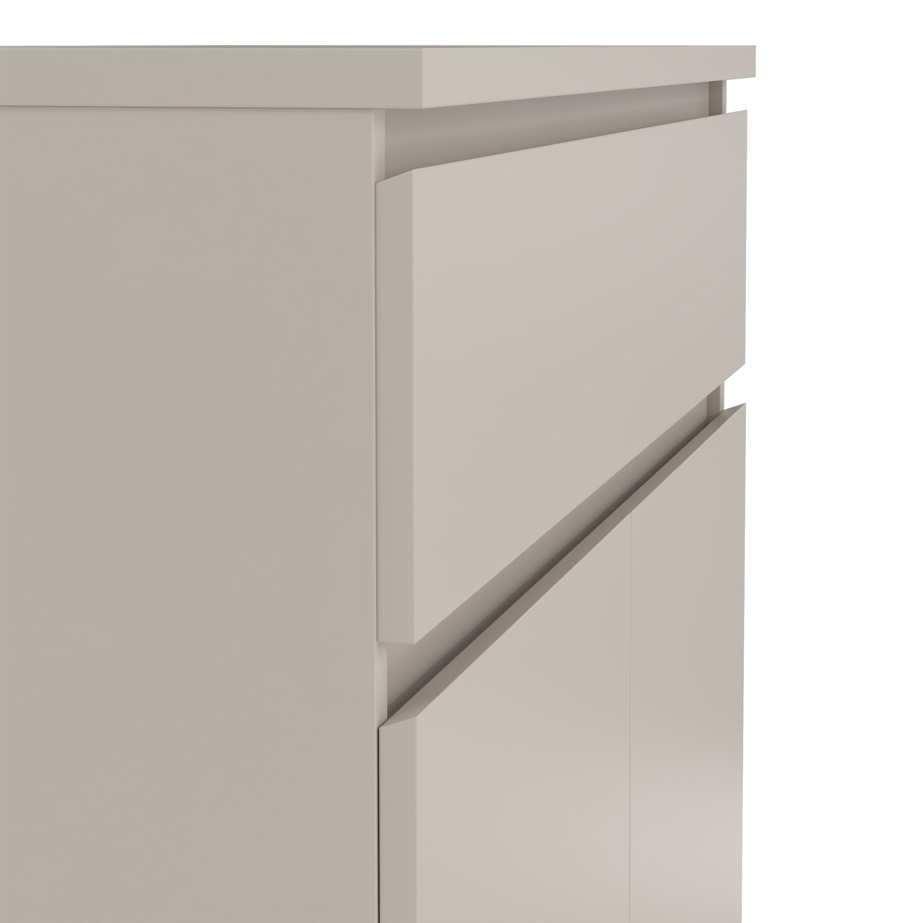 Naia Shoe cabinet with 2 Doors 1 Drawer in Cashmere