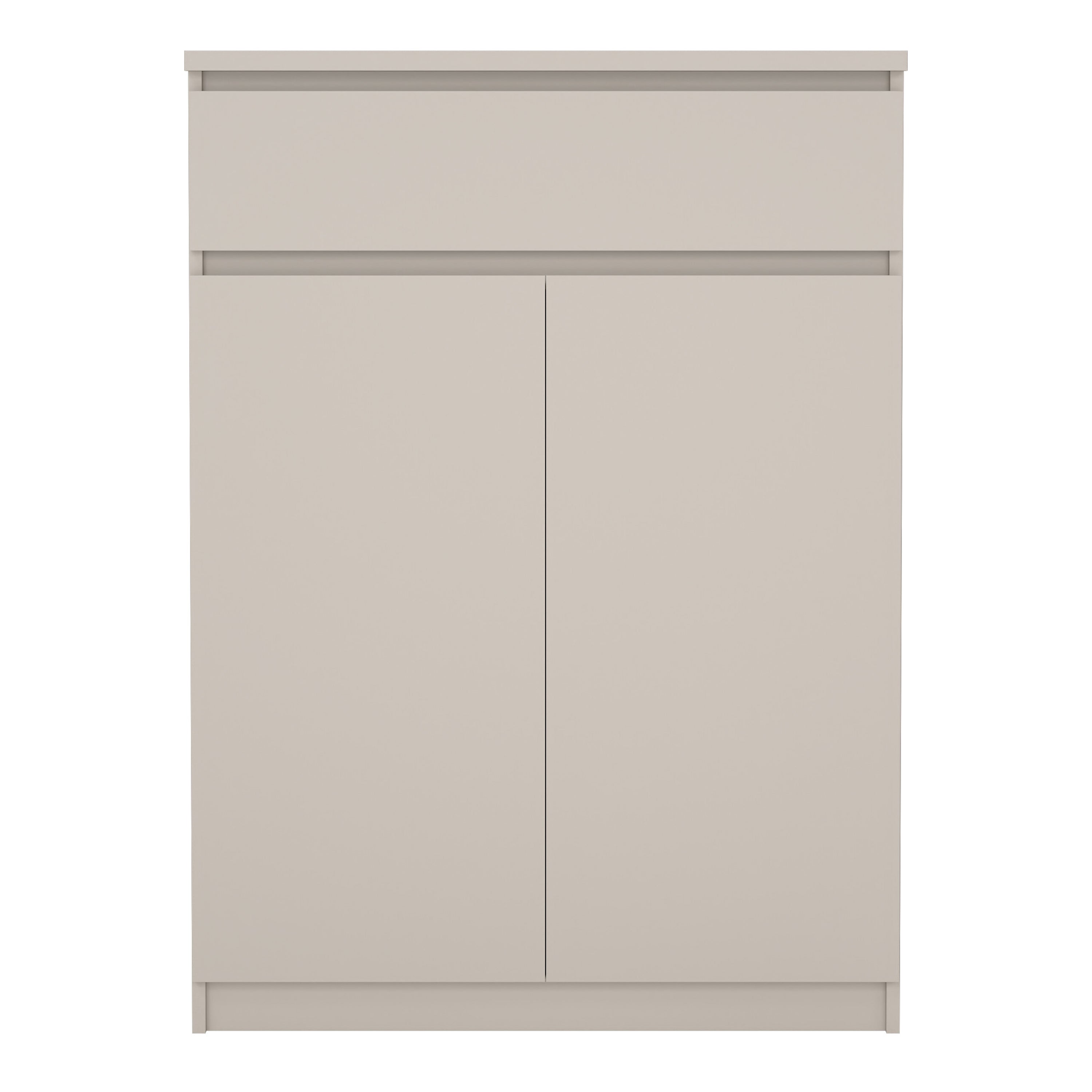 Naia Shoe cabinet with 2 Doors 1 Drawer in Cashmere