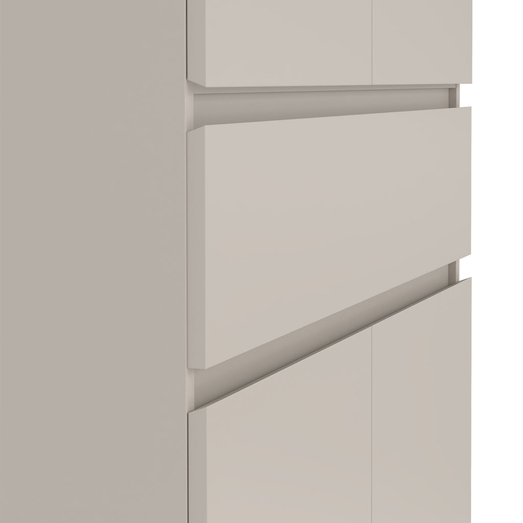 Naia Shoe cabinet with 4 Doors 1 Drawer in Cashmere