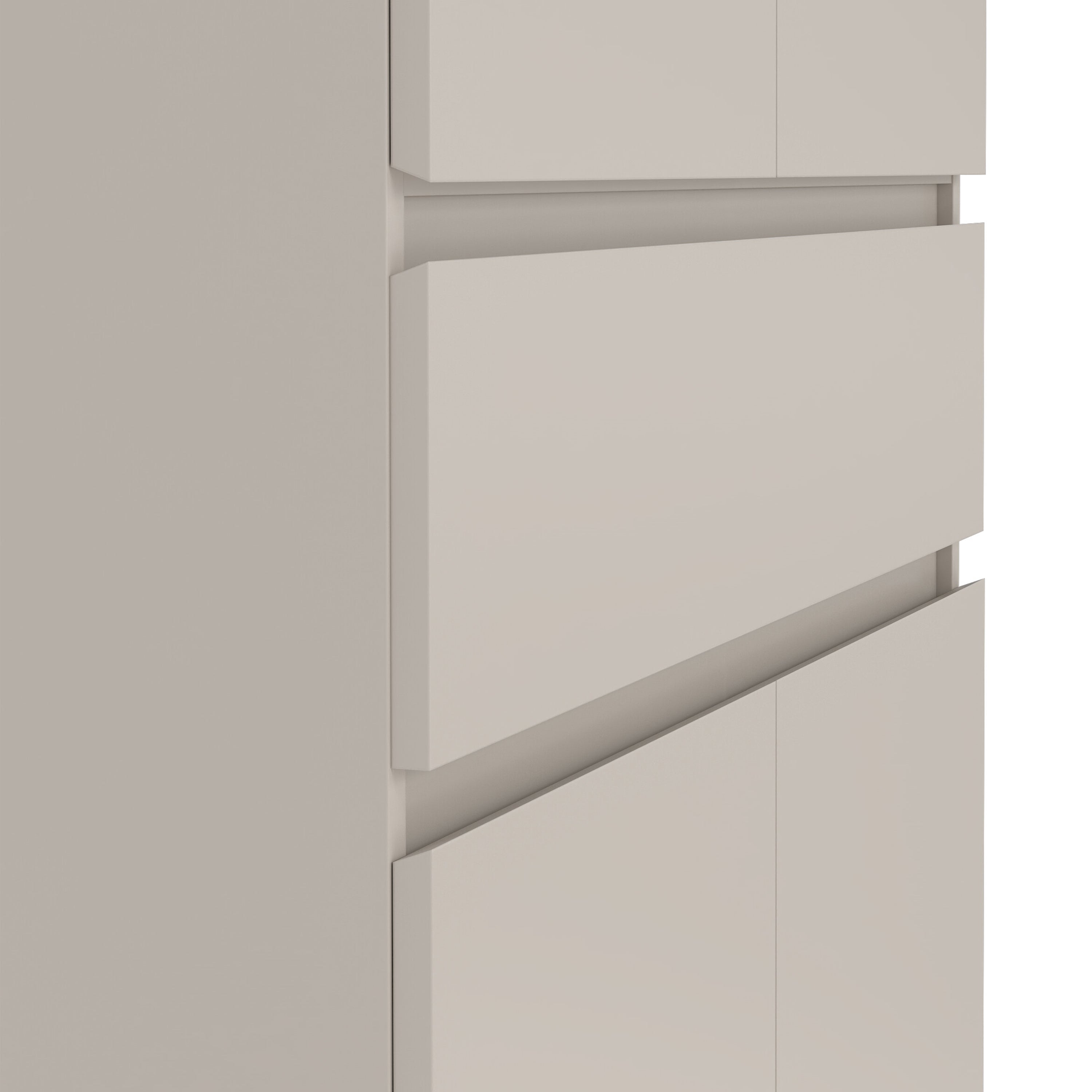 Naia Shoe cabinet with 4 Doors 1 Drawer in Cashmere