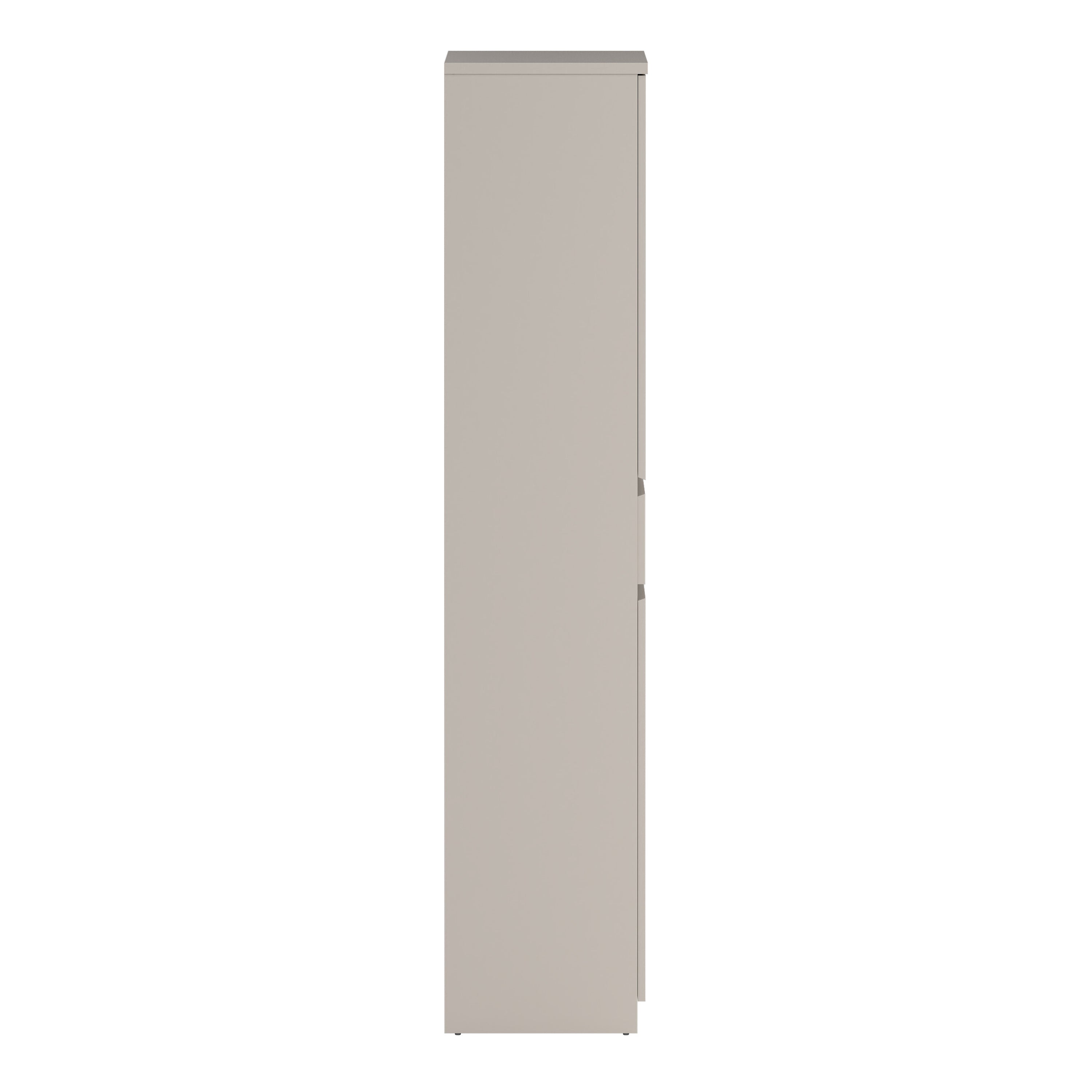 Naia Shoe cabinet with 4 Doors 1 Drawer in Cashmere