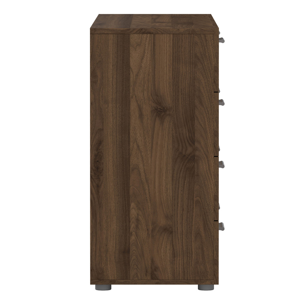 Pepe Wide Chest of 8 Drawers (4+4) in Walnut