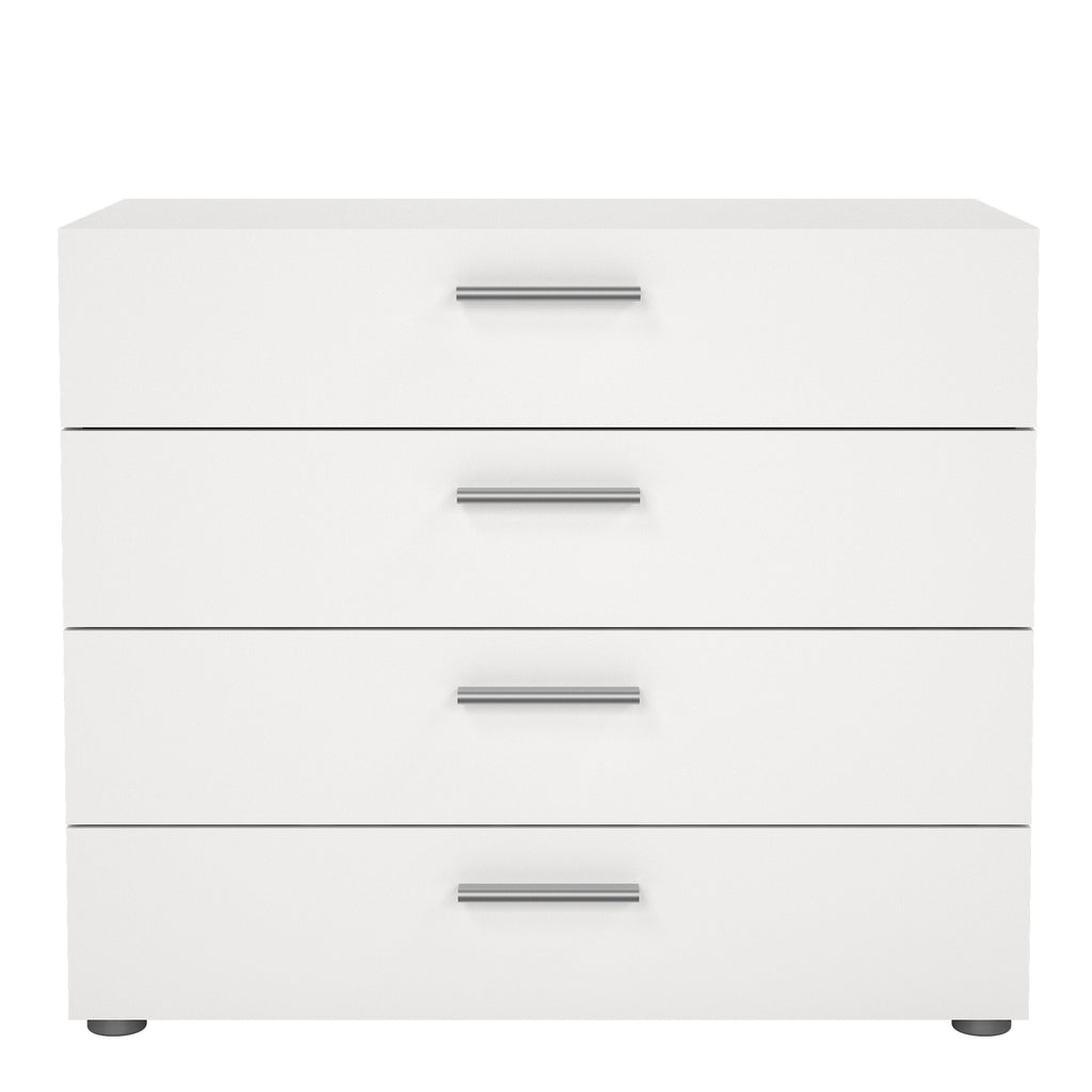 Pepe Chest of 4 Drawers in White