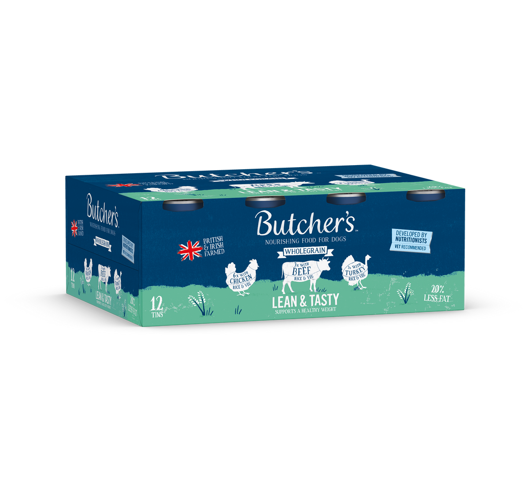 Butcher''s Lean & Tasty Low Fat Dog Food Cans – 6 x 390g / 12 x 390g / 18 x 390g