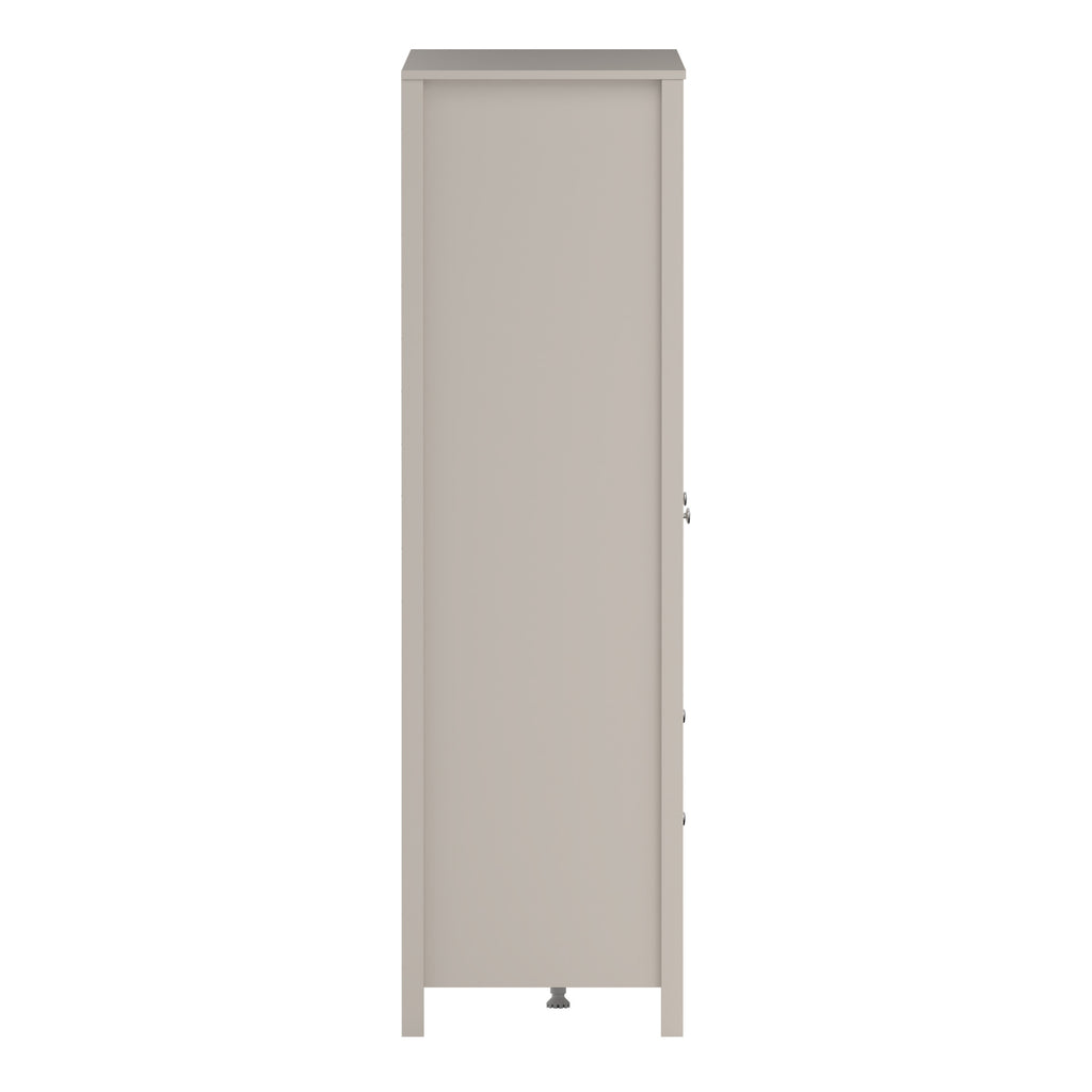 Madrid Wardrobe with 2 Doors + 1 Mirror Door + 2 Drawers in Cashmere