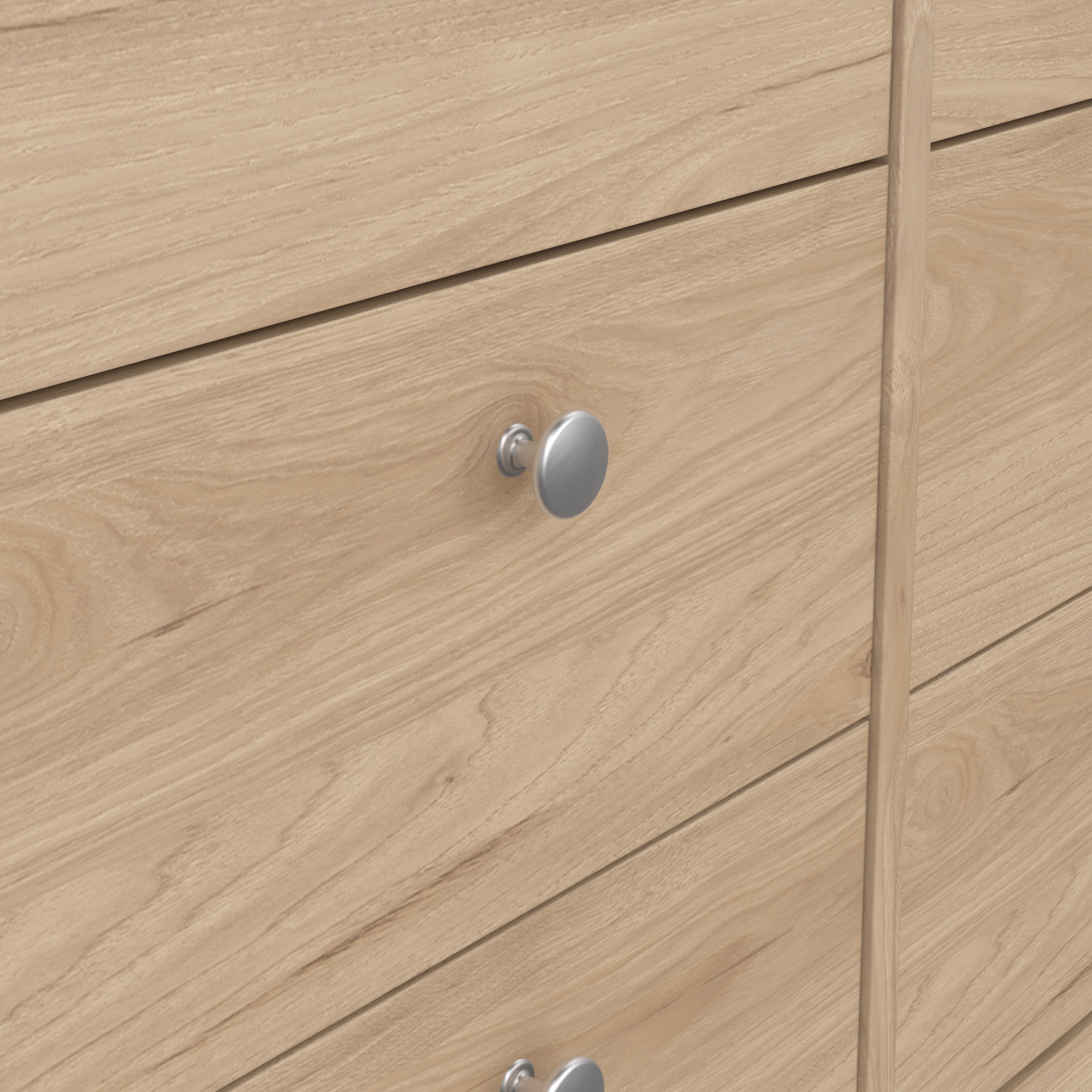 Madrid Double Dresser 4+4 Drawers in Jackson Hickory Oak